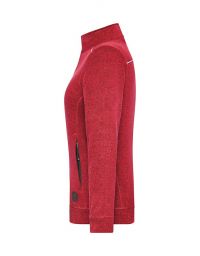 Ladies Workwear Knitted Fleece Jacket Solid